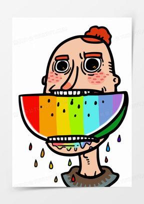 熊猫可可吃瓜,熊猫可可的夏日瓜果盛宴