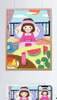 吃瓜少女背景音乐,跟随吃瓜少女的旋律探寻夏日风情